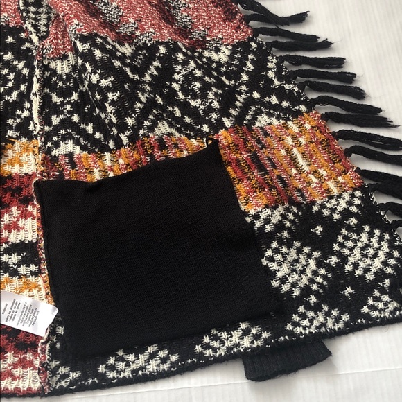 Idyllwind Southwestern Cotton Blend Fringed Cardigan Sweater Size XS - Picture 7 of 11